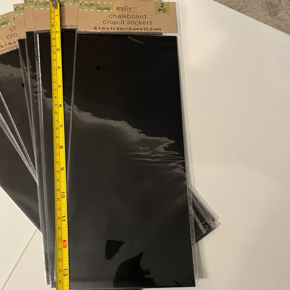 Chalkboard Sheet Stickers (10 packs of 2 sheets Great 4 Teachers NEW -off supp/x